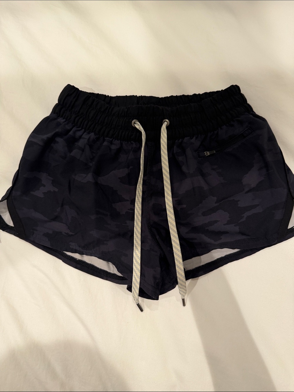 Vuori Black Camouflage Athletic Shorts